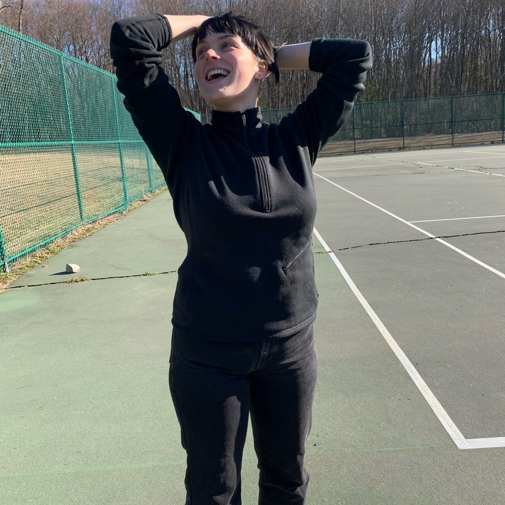Patagonia stretchy athletic sweatshirt